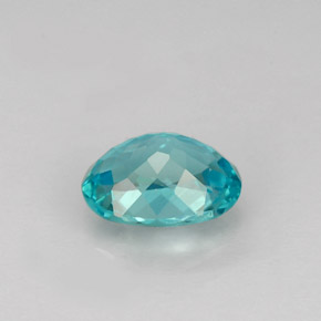 1,13 ctw natürlicher blauer Apatit, Oval Schliff, VS