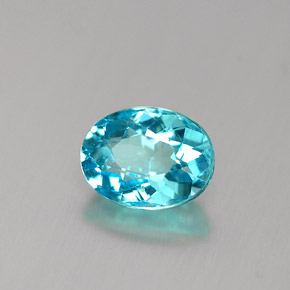 0,94 ctw natürlicher Hellblau Apatit, Oval Schliff, VS
