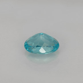 0,88 ctw natürlicher blauer Apatit, Oval Schliff, VS