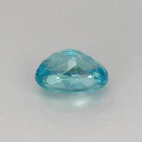 0,98 ctw natürlicher blauer Apatit, Oval Schliff, VS-SI