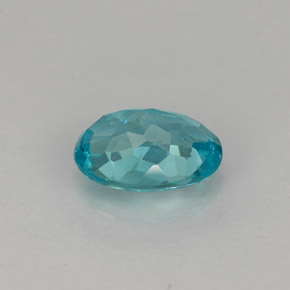 0,88 ctw natürlicher blauer Apatit, Oval Schliff, VS