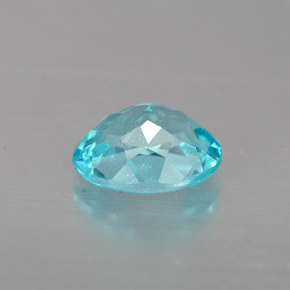 0,96 ctw natürlicher blauer Apatit, Oval Schliff, VS