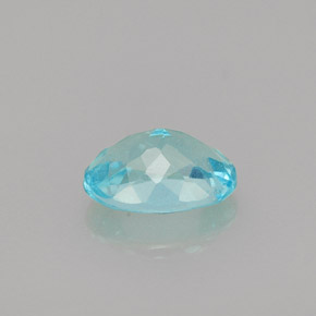 0,85 ctw natürlicher blauer Apatit, Oval Schliff, VS