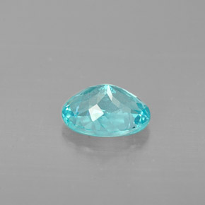 0,86 ctw natürlicher blauer Apatit, Oval Schliff, VS