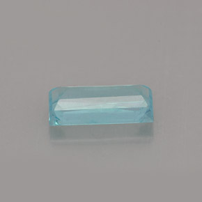 1,08 ctw natürlicher blauer Apatit, Baguette, VS