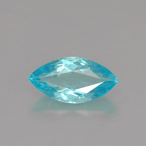 0,82 ctw natürlicher blauer Apatit, Marquise, VS