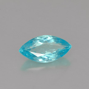 0,82 ctw natürlicher blauer Apatit, Marquise, VS