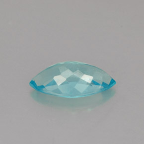0,82 ctw natürlicher blauer Apatit, Marquise, VS