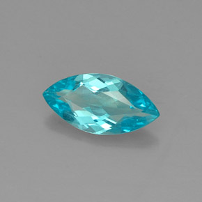 0,79 ctw natürlicher blauer Apatit, Marquise, VS