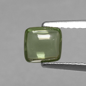 0,72 ctw natürlicher grüner Apatit, Baguette, Transparent