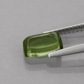 1,21 ctw natürlicher grüner Apatit, Kissenschliff, Transparent
