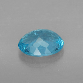 1,56 ctw natürlicher blauer Apatit, Oval Schliff, SI