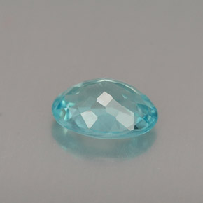 0,94 ctw natürlicher blauer Apatit, Oval Schliff, VS