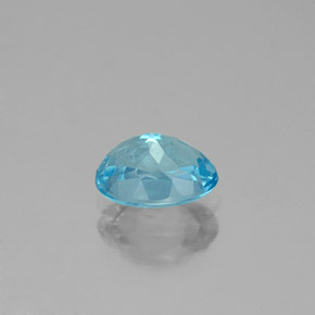 0,96 ctw natürlicher blauer Apatit, Oval Schliff, VS