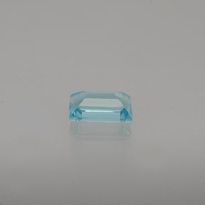 0,48 ctw natürlicher blauer Apatit, Baguette, VVS-VS