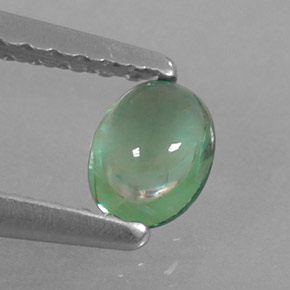 0,33 ctw natürlicher grüner Apatit, Oval Schliff, Transparent