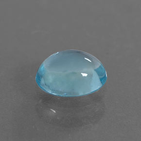 0,39 ctw natürlicher blauer Apatit, Oval Schliff, Transparent