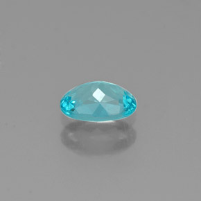 0,44 ctw natürlicher blauer Apatit, Oval Schliff, VS