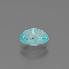 0,57 ctw natürlicher blauer Apatit, Oval Schliff, VS