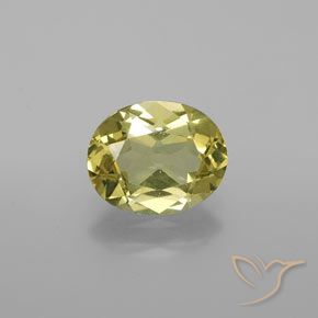 1.73ct Natürlicher Mittelgelb Apatit, Oval, VS