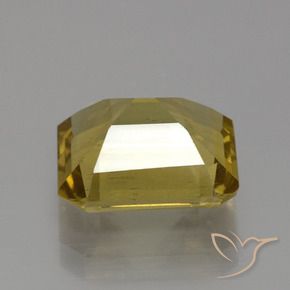 9,17 ctw natürlicher Golden Apatit, Oktagonschliff, VS