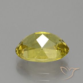 9,17 ctw natürlicher Mittelgelb Apatit, Oval, VS