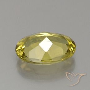 9,17 ctw natürlicher Mittelhelles Gelb Apatit, Oval, VS