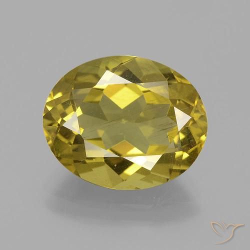 5.95ct Natürlicher Herbstgelb Apatit, Oval, VS