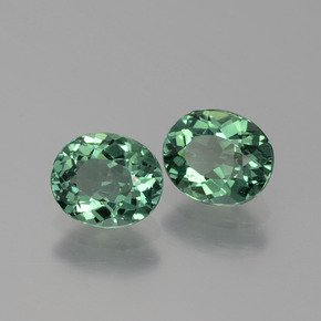  ct natürliche grüner Apatit-Edelsteine, Oval Schliff, VS