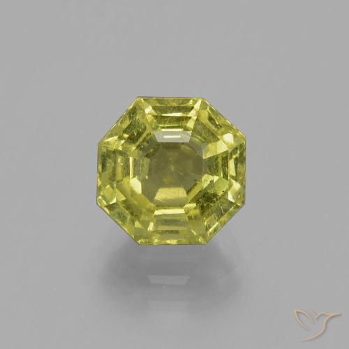 2.82ct Natürlicher hellgrün Apatit, Smaragdschliff, VS-SI