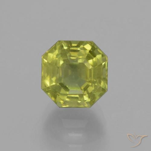 4.14ct Natürlicher hellgrün Apatit, Smaragdschliff, VS-SI