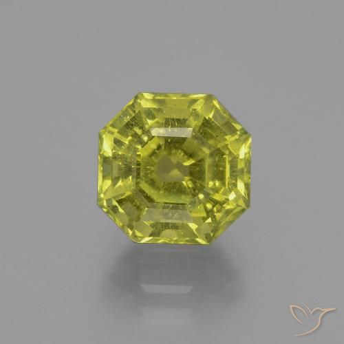 4.51ct Natürlicher hellgrün Apatit, Smaragdschliff, VS-SI