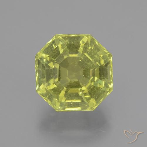 5.46ct Natürlicher Warmes Waldgrün Apatit, Smaragdschliff, VS