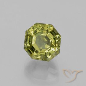 9,17 ctw natürlicher Medium Light Green Apatit, Oktagonschliff, VS