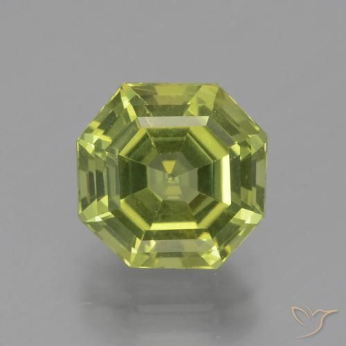 3.09ct Natürlicher Helles Erdgrün Apatit, Smaragdschliff, VVS-VS