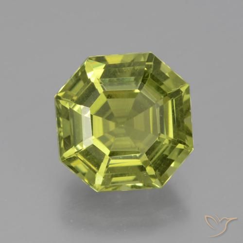 5.01ct Natürlicher Medium Light Green Apatit, Smaragdschliff, VS