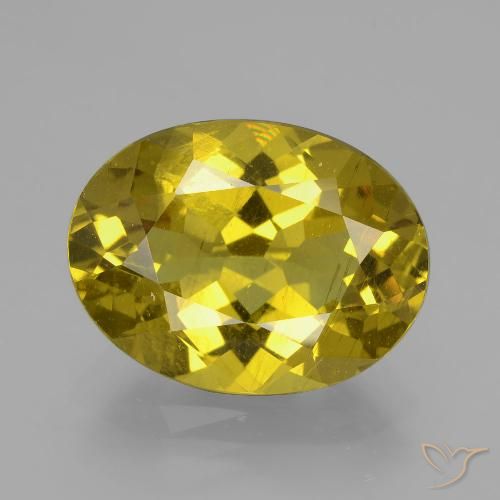 8.20ct Natürlicher Herbstgelb Apatit, Oval, VS-SI