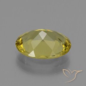 9,17 ctw natürlicher Mittelgelb Apatit, Oval, VS