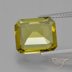 9,17 ctw natürlicher Erdiges Gold Apatit, Oktagonschliff, VS