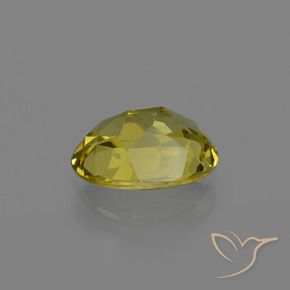 9,17 ctw natürlicher hellgelb Apatit, Oval, VS-SI