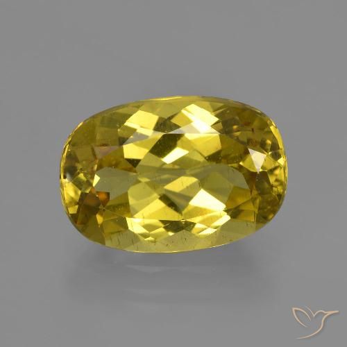 4.31ct Natürlicher Herbstgelb Apatit, Oval, VS