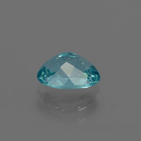 1,00 ctw natürlicher blauer Apatit, Oval Schliff, VVS-VS