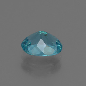 1,27 ctw natürlicher blauer Apatit, Oval Schliff, VS