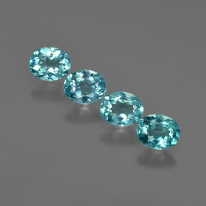  ct natürliche blauer Apatit-Edelsteine, Oval Schliff, VS