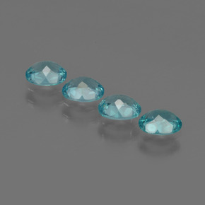  ct natürliche blauer Apatit-Edelsteine, Oval Schliff, VS