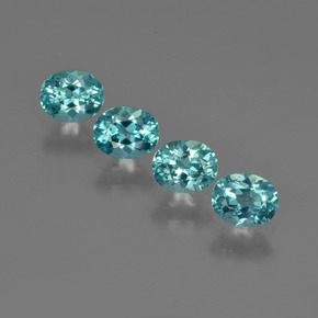  ct natürliche blauer Apatit-Edelsteine, Oval Schliff, VS