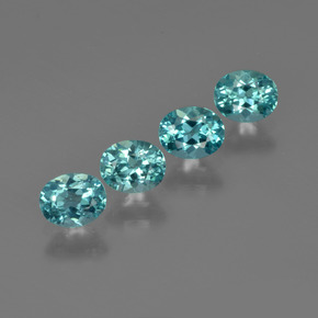  ct natürliche blauer Apatit-Edelsteine, Oval Schliff, VS