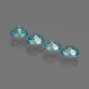  ct natürliche blauer Apatit-Edelsteine, Oval Schliff, VS