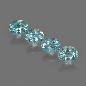  ct natürliche blauer Apatit-Edelsteine, Oval Schliff, VS