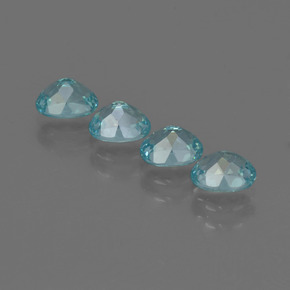  ct natürliche blauer Apatit-Edelsteine, Oval Schliff, VS